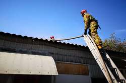 Рятувальники ліквідували пожежу на площі 30 кв. м 