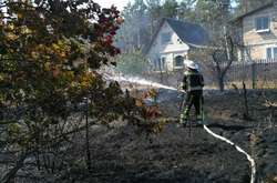  Ситуація щодо пожеж на відкритій місцевості на Київщині продовжує бути напруженою 