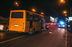 Пішохід вибіг на дорогу у недозволеному для переходу місці