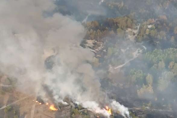 Пожежа на військовому полігоні на Чернігівщині локалізована