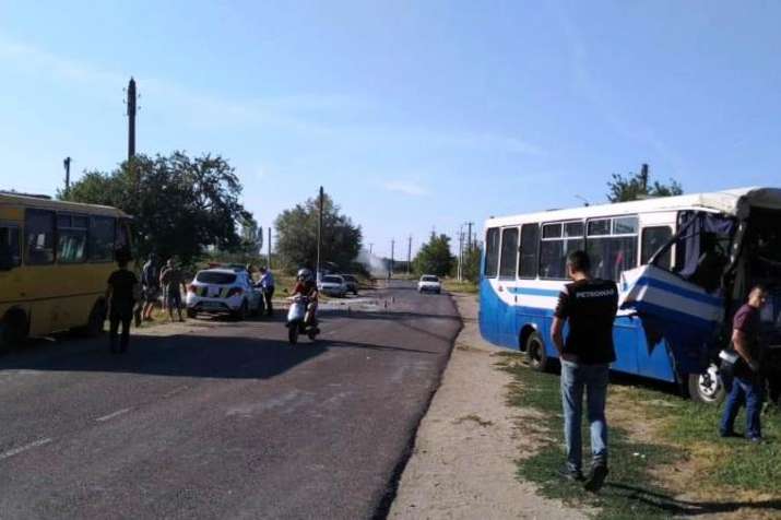 На Одещині дві маршрутки потрапили у ДТП. Постраждало 19 осіб