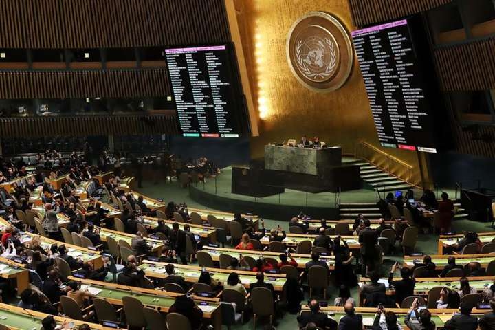 Генасамблея ООН внесла до порядку денного питання Криму та Донбасу