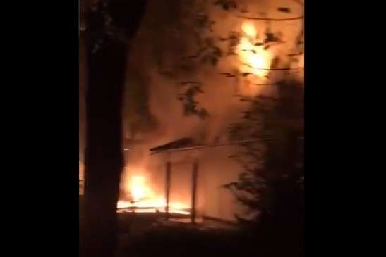 Будинок Гонтаревої підпалили запалювальною ракетою – поліція