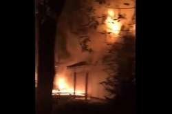 На месте сгоревшего дома Гонтаревой найдена зажигательная ракета