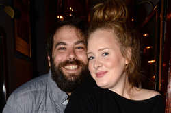 Адель с мужем