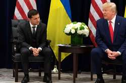 Президент США Дональд Трамп під час зустрічі з українським колегою Володимиром Зеленським