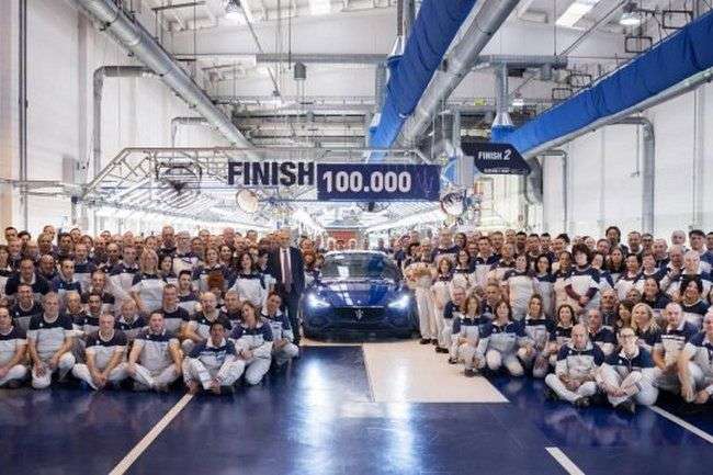 Maserati выпустила 100-тысячный седан Ghibli