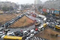 У Києві через ремонт на дорогах транспортний колапс