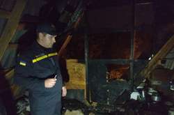 В Умані загорівся будинок, в якому поселилися хасиди