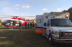 Із Умані вертольотом евакуювали хворого хасида