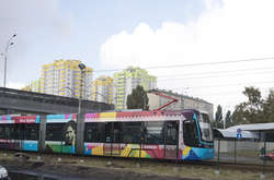 Борщагівську лінію швидкісного трамвая відремонтували