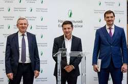 Зеленський та Гончарук зустрілися із співробітниками Нацбанку