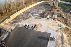 Временный мост в Станице Луганской