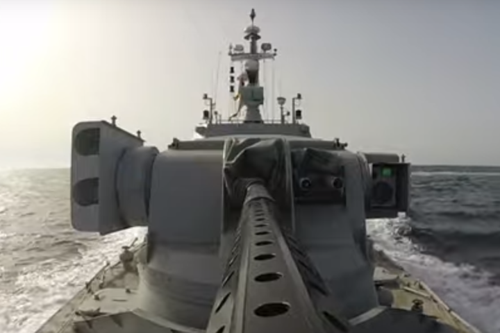 До Одеси прибув новозбудований броньований артилерійський катер