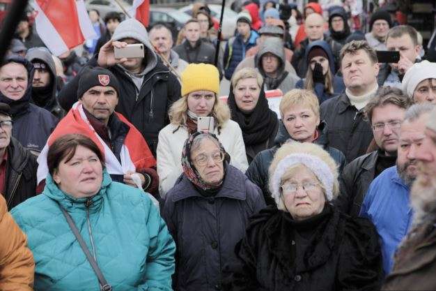 У Мінську відбувся мітинг проти можливої інтеграції з Росією