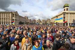 Акція протесту на Майдані у Києві, 6 жовтня 2019 року