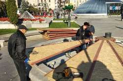 Фонтани на Майдані готові до консервації (фото)