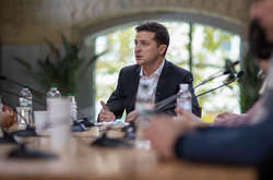 Президент України Володимир Зеленський на пресмарафоні