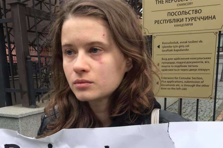 Напад на активістів під посольством Туреччини в Києві: за справу взялася поліція