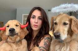 Женщина создает веселые фотографии со своими собаками: необычные кадры