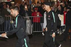 Кріштіану Роналду прилетів до Києва (фото та відео)