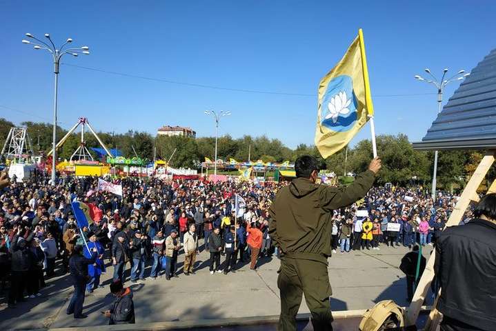 У столиці Калмикії протестували проти призначення мером екс-ватажка бойовиків «ДНР»