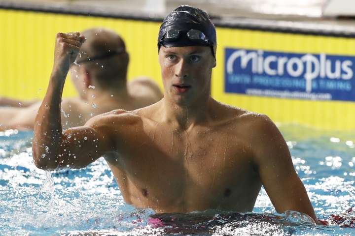Українець Романчук став другим на етапі International Swimming League