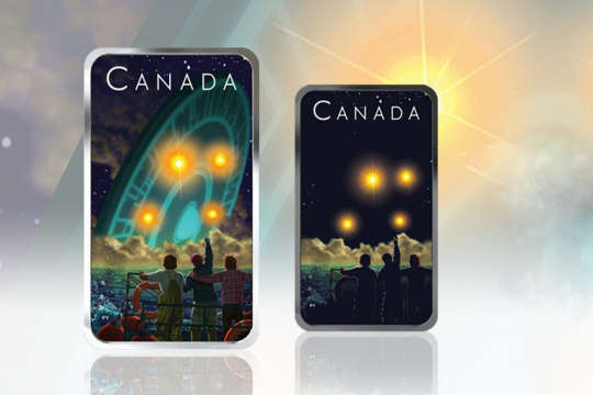 У Канаді прибульцям присвятили монету, що світиться в темряві