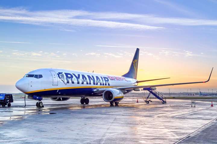 Ryanair планує наступного року перевезти на українських рейсах понад 2 млн пасажирів