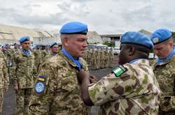 Місія ООН нагородила медалями понад 250 українських миротворців у Конго