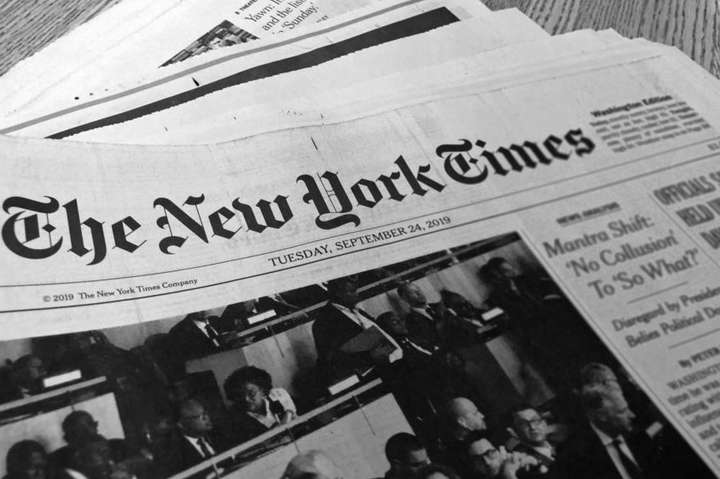 The New York Times не збирається змінювати написання Kiev на Kyiv