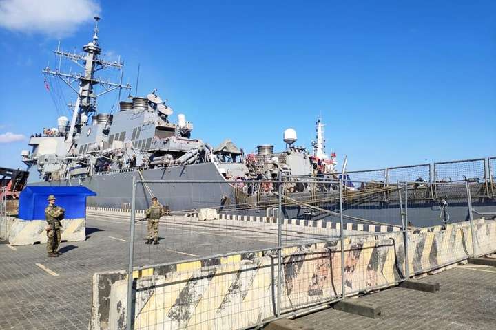 З Одеси відбув корабель Військово-морського флоту США