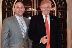 Задержанный бизнесмен Дэвид Корреа и президент США Дональд Трамп