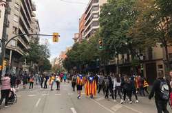 Масштабні протести у Каталонії докотилися до Жирони (фото, відео)