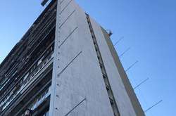 На місці знищеного масштабного муралу на будинку в Києві встановлять рекламу (фото)