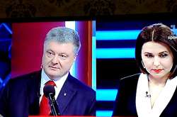  Петро Порошенко в ефірі телепрограми «Право на владу» з Наталією Мосейчук 