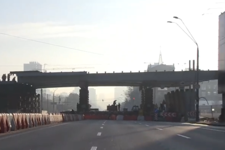 Кличко: Прогін нового Шулявського мосту вже над проспектом Перемоги (відео)