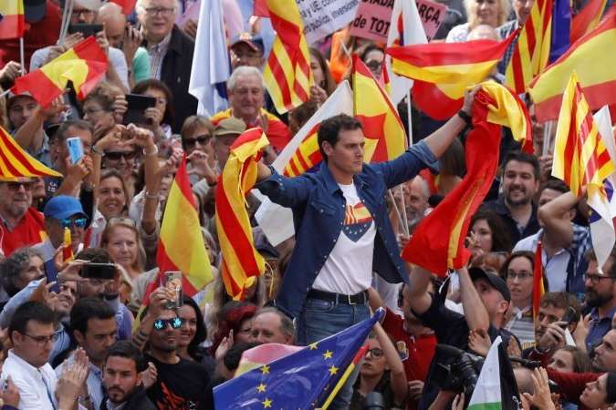 У Барселоні пройшов антисепаратиський мітинг