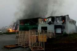  Рятувальники локалізували пожежу о 08:38, та об 11:05 її ліквідували на площі 1000 кв м 