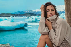 Ирина Шейк позирует на фоне айсбергов: рекламная кампания Falconeri
