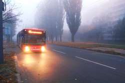 Видимість на дорогах у Києві не перевищує 500 м