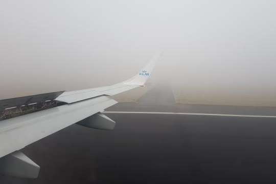 У Києві через сильний туман знову затримуються авіарейси