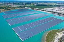Це найбільша плавуча сонячна електростанція в Європі