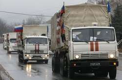 На окупований Донбас з Росії зайшла колона автомобілів без номерів