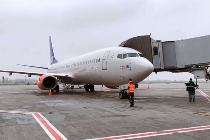 Scandinavian Airlines виконала перший за 8 років рейс в Україну
