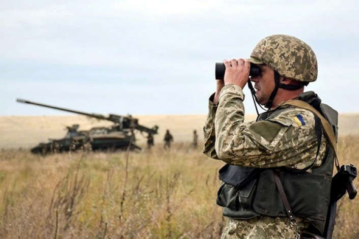Терористи двічі обстріляли українських захисників