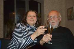 Судья Юрий Василенко с женой - Татьяной Монтян