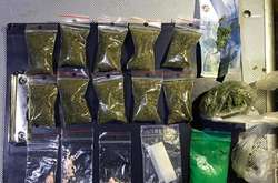  У сумці поліція виявила пакетики з речовинами, схожими на канабіс і амфетамін 