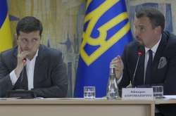  Зеленський та гендиректор «Укроборонпрому» Айварас Абромавичус на нараді 6 листопада у Харкові 