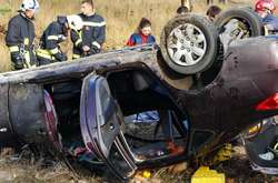 Масштабна ДТП під Києвом: водій BMW розбив чотири автівки